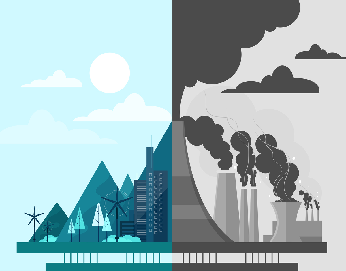 This pollution is primarily produced to provide us...